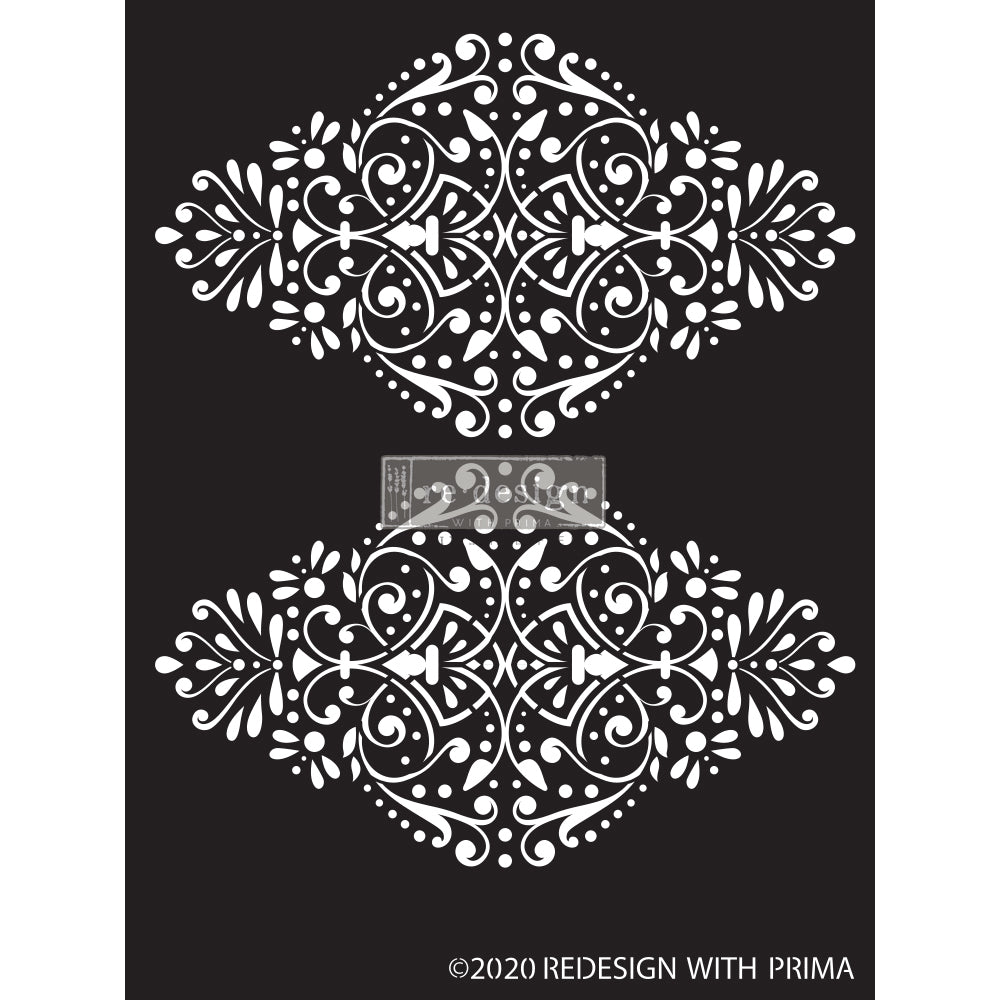 Dotted Flourish - Redesign Decor Stencils