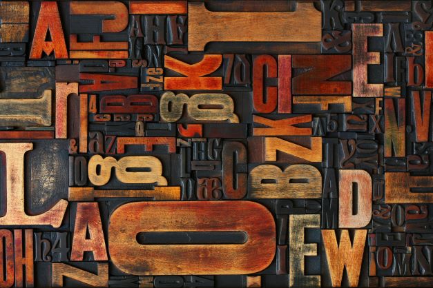 Printer's Blocks - Roycycled Decoupage Paper