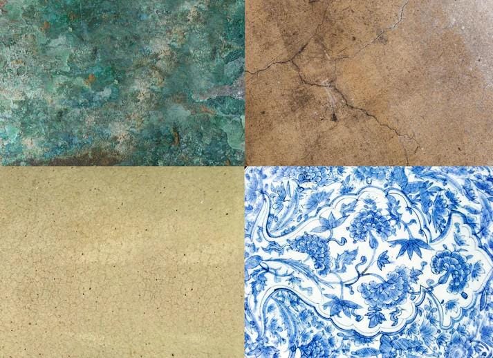 Crockery Textures - Roycycled Paper