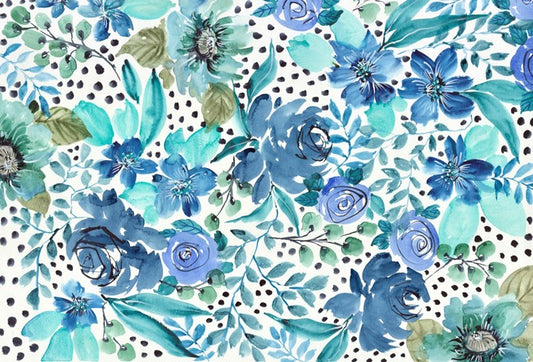 Winter Floral - Roycycled Decoupage Paper