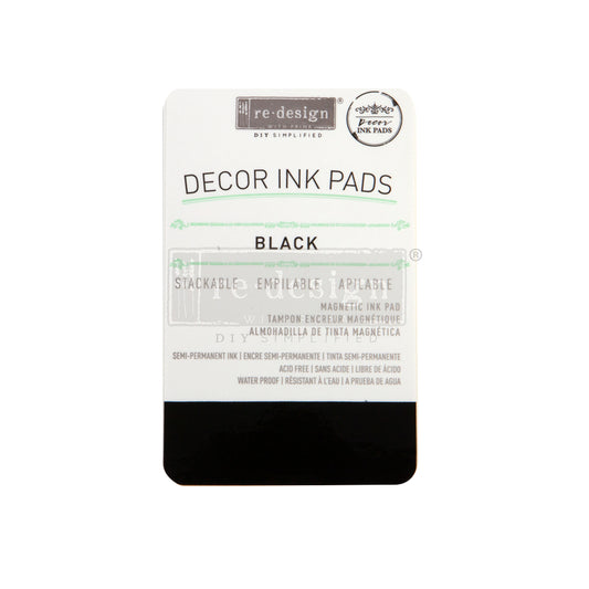 Black Magnetic Ink Pad - Redesign Decor Ink Pad