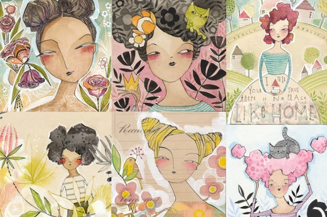 Cori's Girls - Roycycled Decoupage Paper