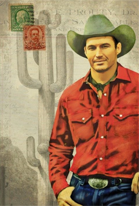 Cowboy - Roycycled Decoupage Paper