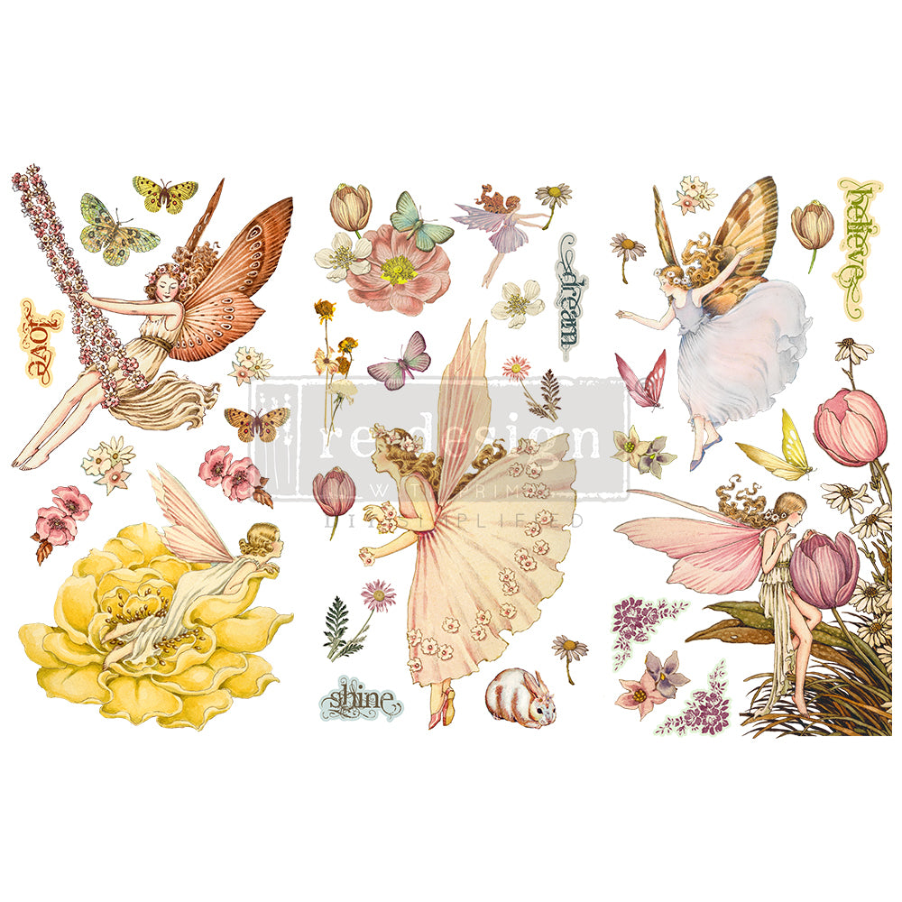 Fairy Flowers - Redesign Decor Transfers