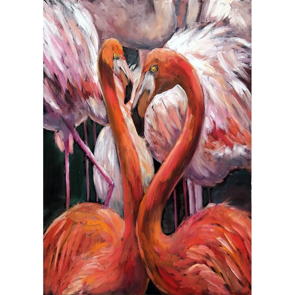 Flamingos - Mint by Michelle