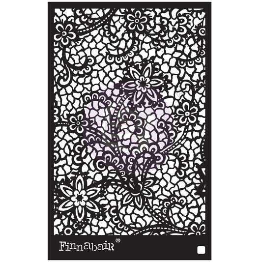 Floral Net - 6x9 Stencil