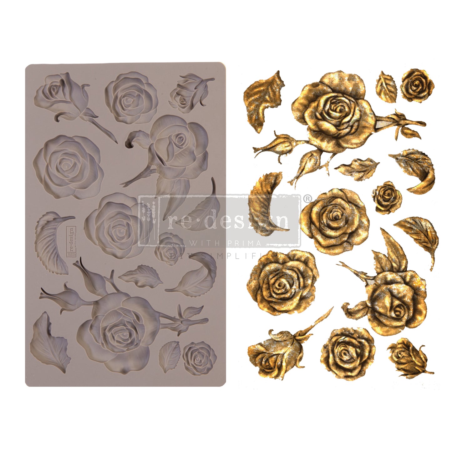 Fragrant Roses - Redesign Decor Moulds