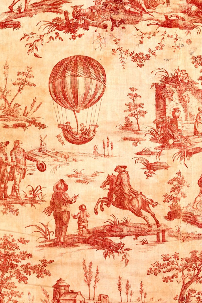 Red Toile - Roycycled Decoupage Paper