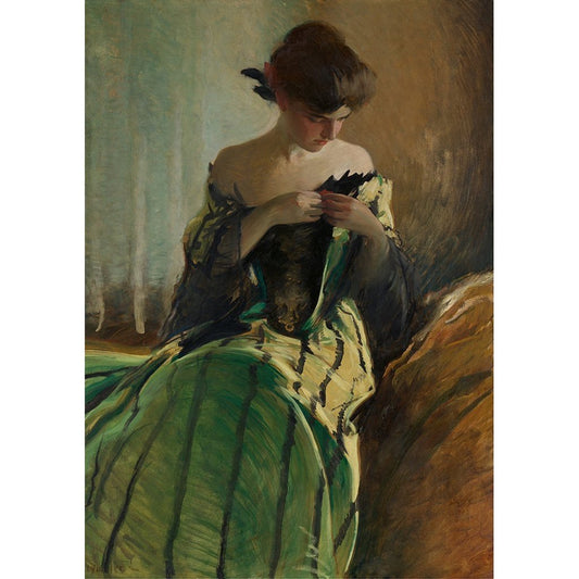 Study in Black and Green - Mint by Michelle