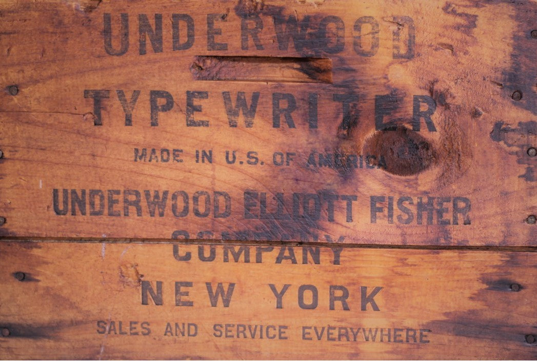 Underwood Crate - Roycycled Decoupage Paper