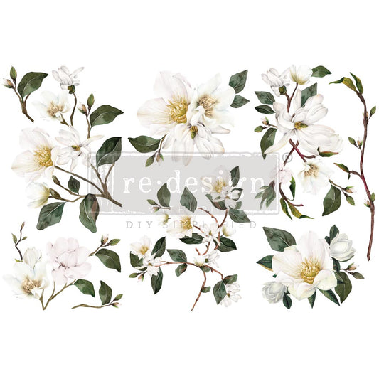 White Magnolia - Redesign Decor Transfers