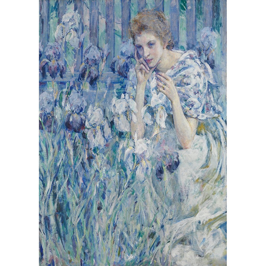 Woman with Lillies - Mint by Michelle