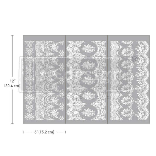 Vintage Wallpaper - Redesign Small Transfer 6x12