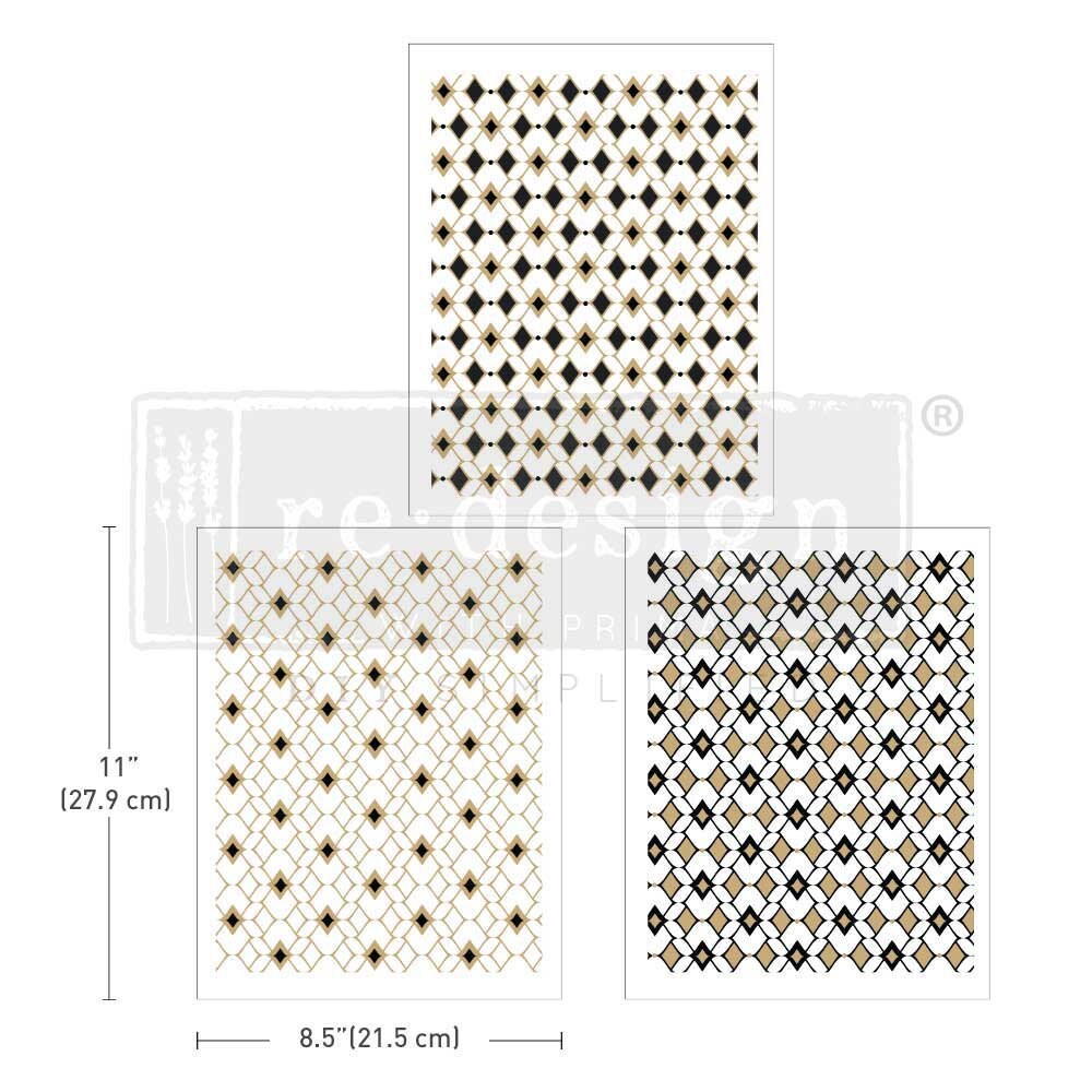 Moroccan Diamonds - Redesign Middy Transfer 8.5x11