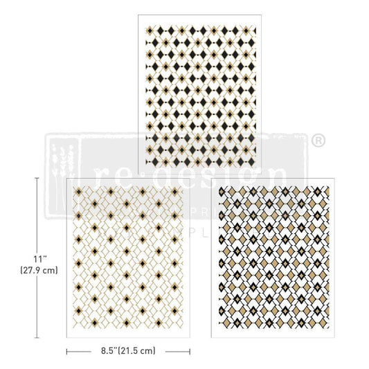 Moroccan Diamonds - Redesign Middy Transfer 8.5x11