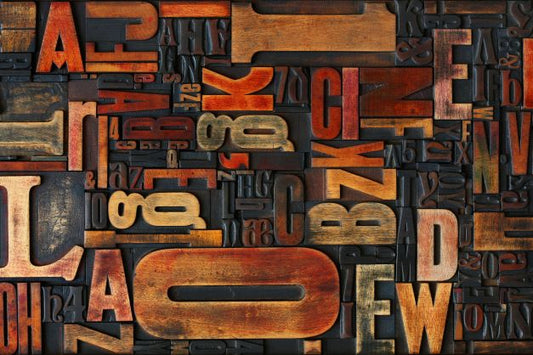 Printer's Blocks - Roycycled Decoupage Paper