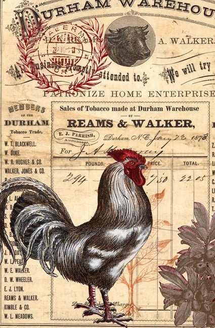 Red Rooster - Roycycled Decoupage Paper